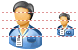 Security guard icons