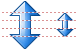 Up-down icons