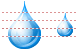 Water drop icons