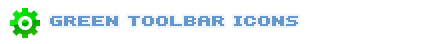 Green Icons for Developers Green Toolbar Icons
