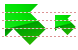 Arrow up-left icons