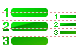 Numbered list icons