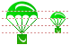 Parachute icons