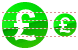 Pound coin icons