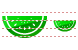 Watermelon piece icons