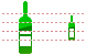 Wine bottle icons