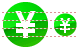 Yen coin icons