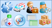 Medical Toolbar Icons