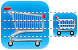 Hand cart icons