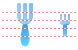Fork icons