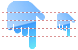 Pointing down icons