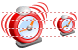 Alarm icons