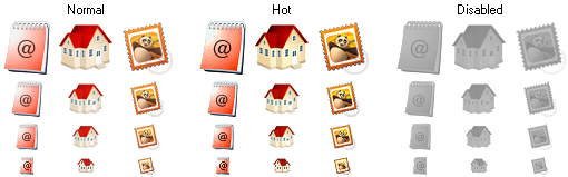 Message Toolbar Icons