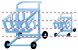 Hand cart icons