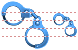 Handcuffs icons