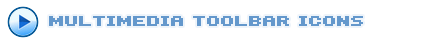 Multimedia Toolbar Icons