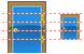 Closed door icons