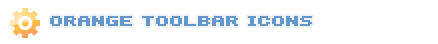 Orange Icons for Developers Orange Toolbar Icons