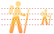 Hiker icons