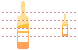 Wine bottle icons