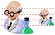 Scientist icons