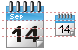 Calendar icons