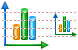 3d graph icons