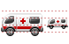 Ambulance car icons