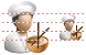 Chinese cook icons