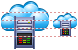 Cloud computing icons