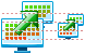 Data transmission icons