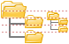 Folder tree icons