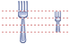 Fork icons