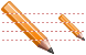 Orange pencil