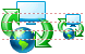PC-Web synchro- nization icons