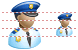 Policeman icons