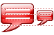 Red message icons