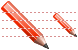 Red pencil icons