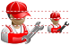 Service man icons