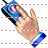 Finger-print scanning icon