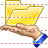 Folder sharing icon
