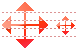 Cursor drag arrow icon