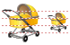 Baby goods icons