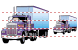 Cow wagon icons