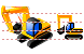 Excavator icons