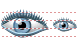 Eye icons