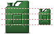 Gasoline can icons