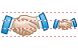 Handshake icons