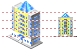 Multistorey building icons