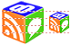 Online cube icons